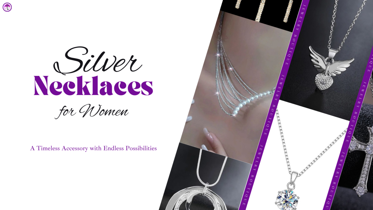 silver necklaces for women 